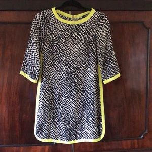 Alice & Trixie snake print with lime trim dress
